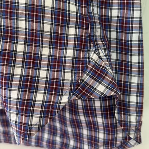 Brooks Brothers blue plaid long sleeve button down shirt Size M - Picture 3 of 11